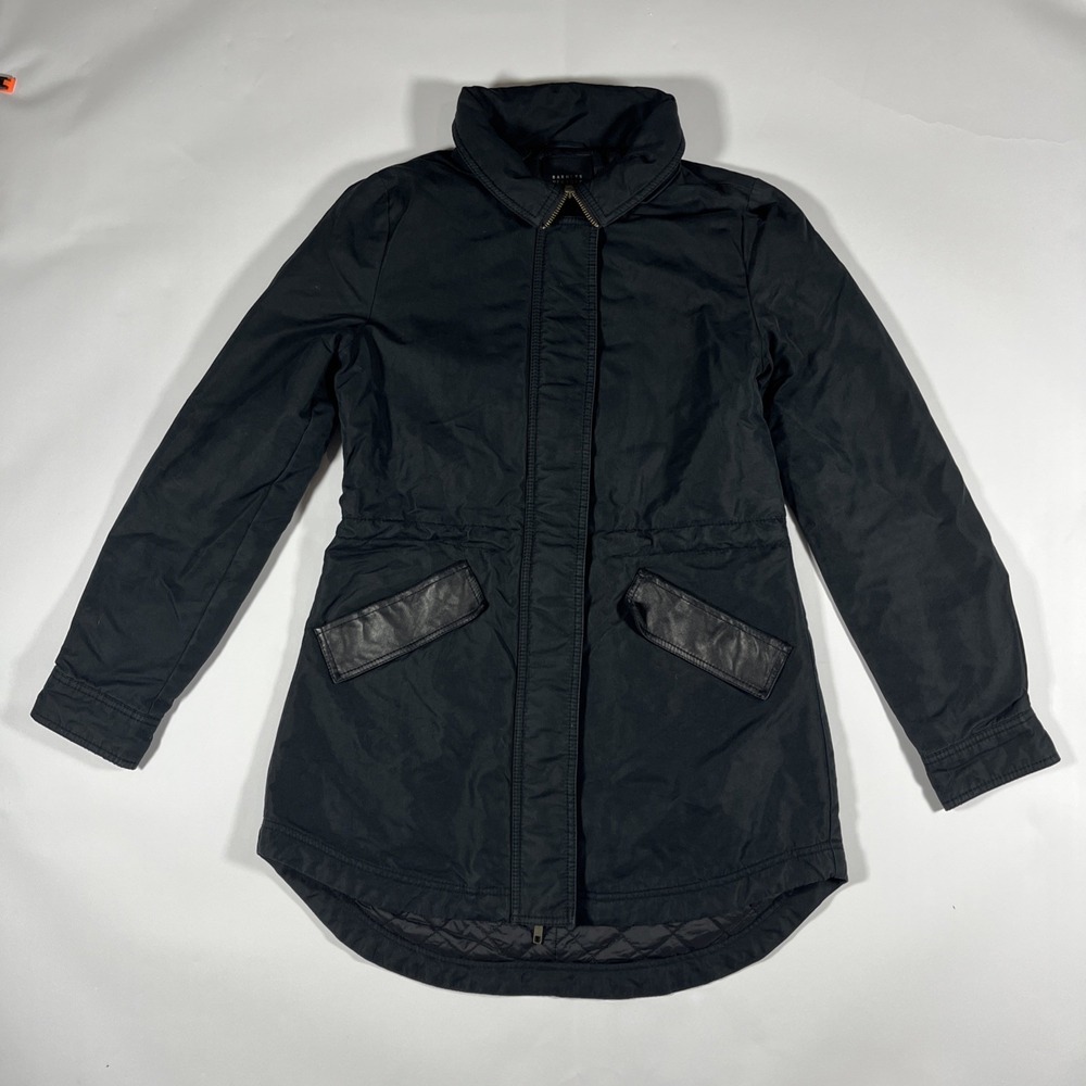 Barney's New York Women's Black Utility Jacket Size Small